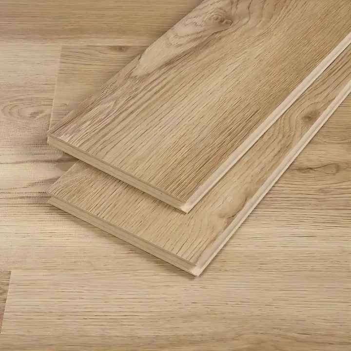 Soundproof Laminate Flooring for Apartments with Cork Underlay (8mm Thickness, Low VOC)