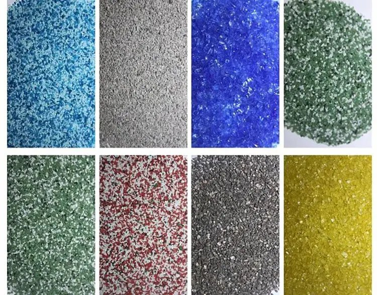 Factory Customized E8308 Self Leveling Epoxy Resin Color Sand Floor Finish Coat Quartz Colored Sand Epoxy Terrazzo Floor Coating