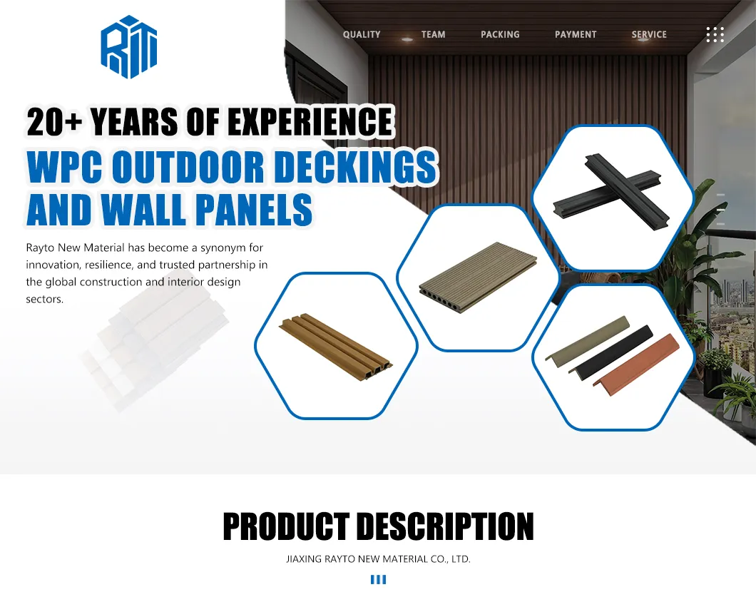 Wood Plastic Composite WPC Outdoor Decking