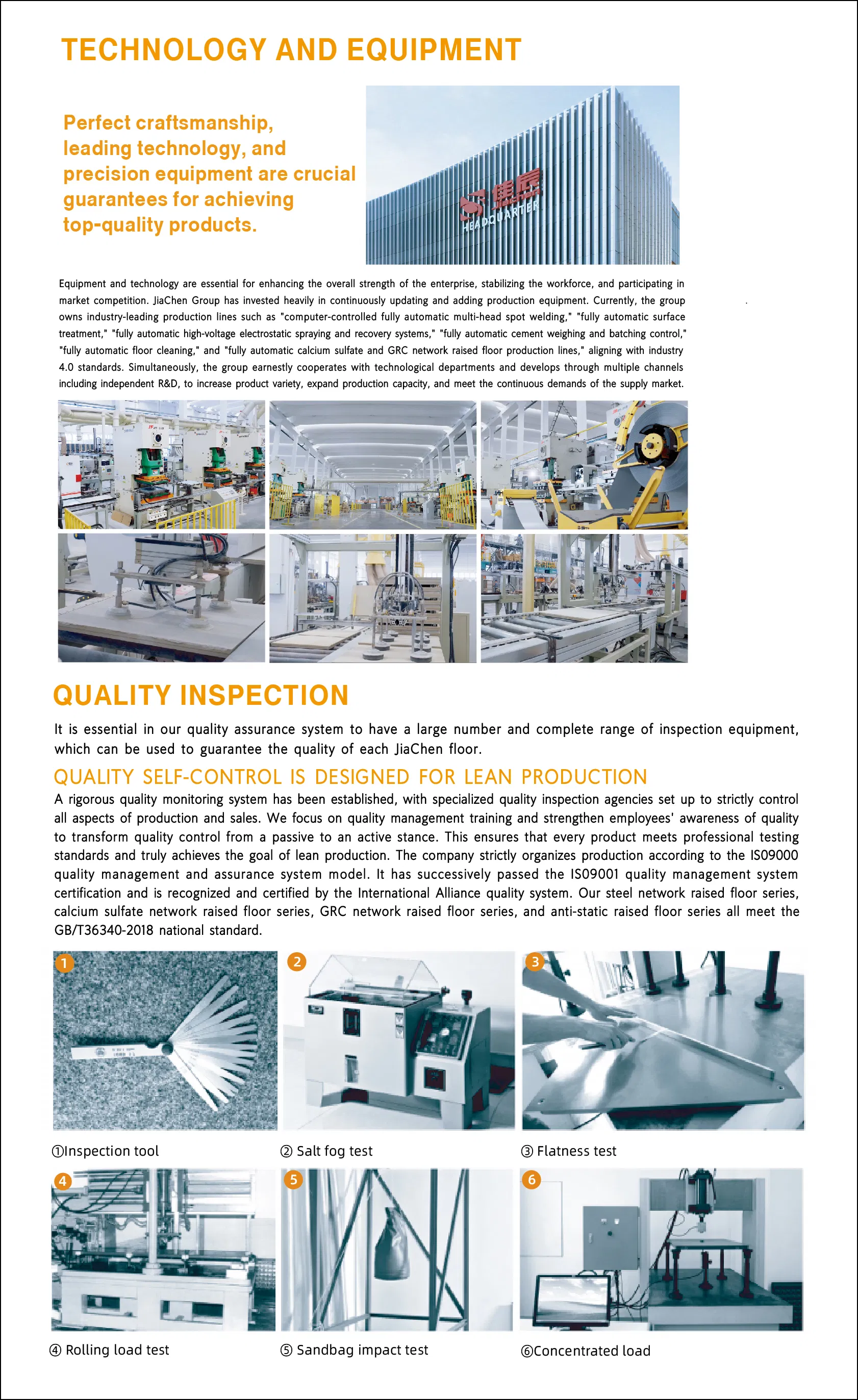 Anti-Static Calcium Sulphate Raised Access Floor Details