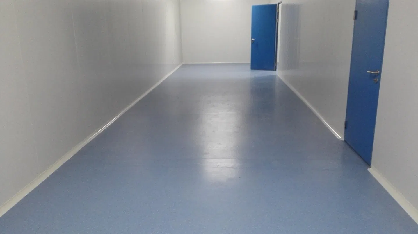Marya Customized Cleanroom Epoxy Self-Leveling Antistatic Fireproof PVC Coiled Material Floor