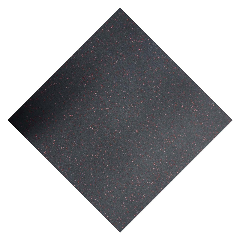 15mm 1m2 Recycled Rubber Home Gym Flooring Tiles