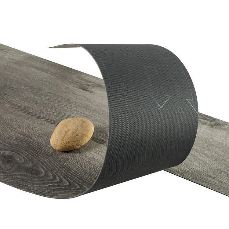 Oak Wood Texture Luxury Vinyl Plank Glue Down Dry Back Lvt Tilec for Home restaurant