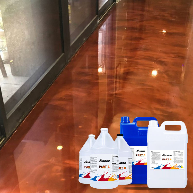 High Quality Eco-Friendly High Strong Abrasion Resistance UV Water-Based Floor Epoxy Coating