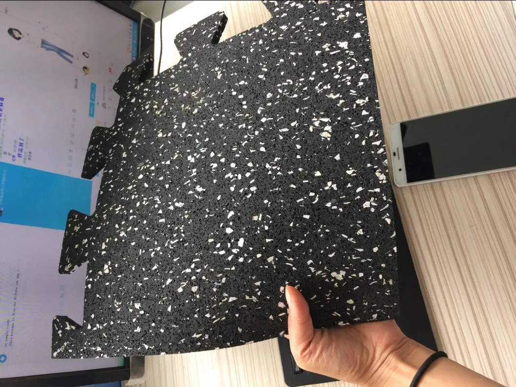 Recycled Gym Flooring Rubber Tile