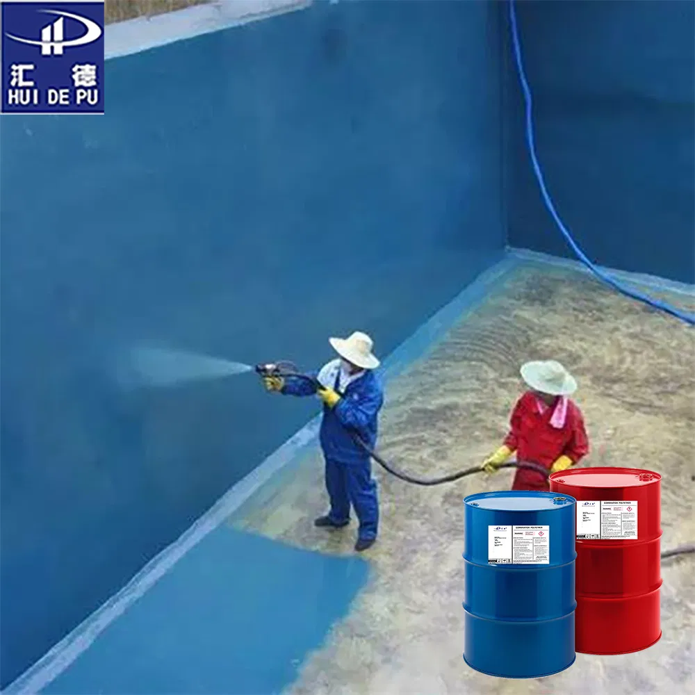 Water Park Swimming Pool Waterproof Concrete Floor Coating High Transparent Non-Slip Polymer Coating Polyurea Coating