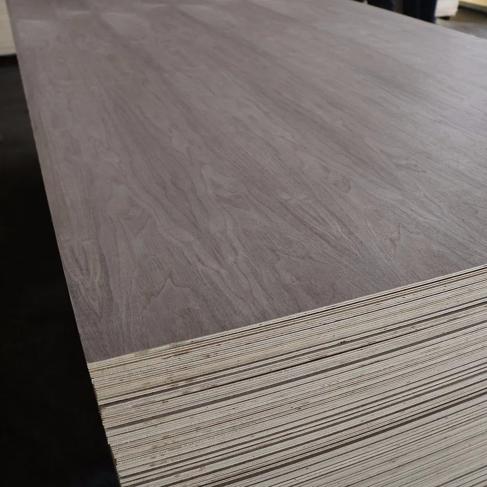 4.3mm 18mm Triplay Nogal in 1.22X2.44m/Black Walnut Veneer Plywood