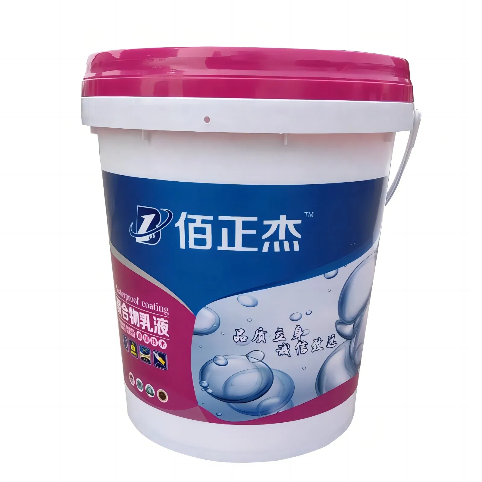 Concrete Js Polymer Cement Waterproof Coating for Roof Floor