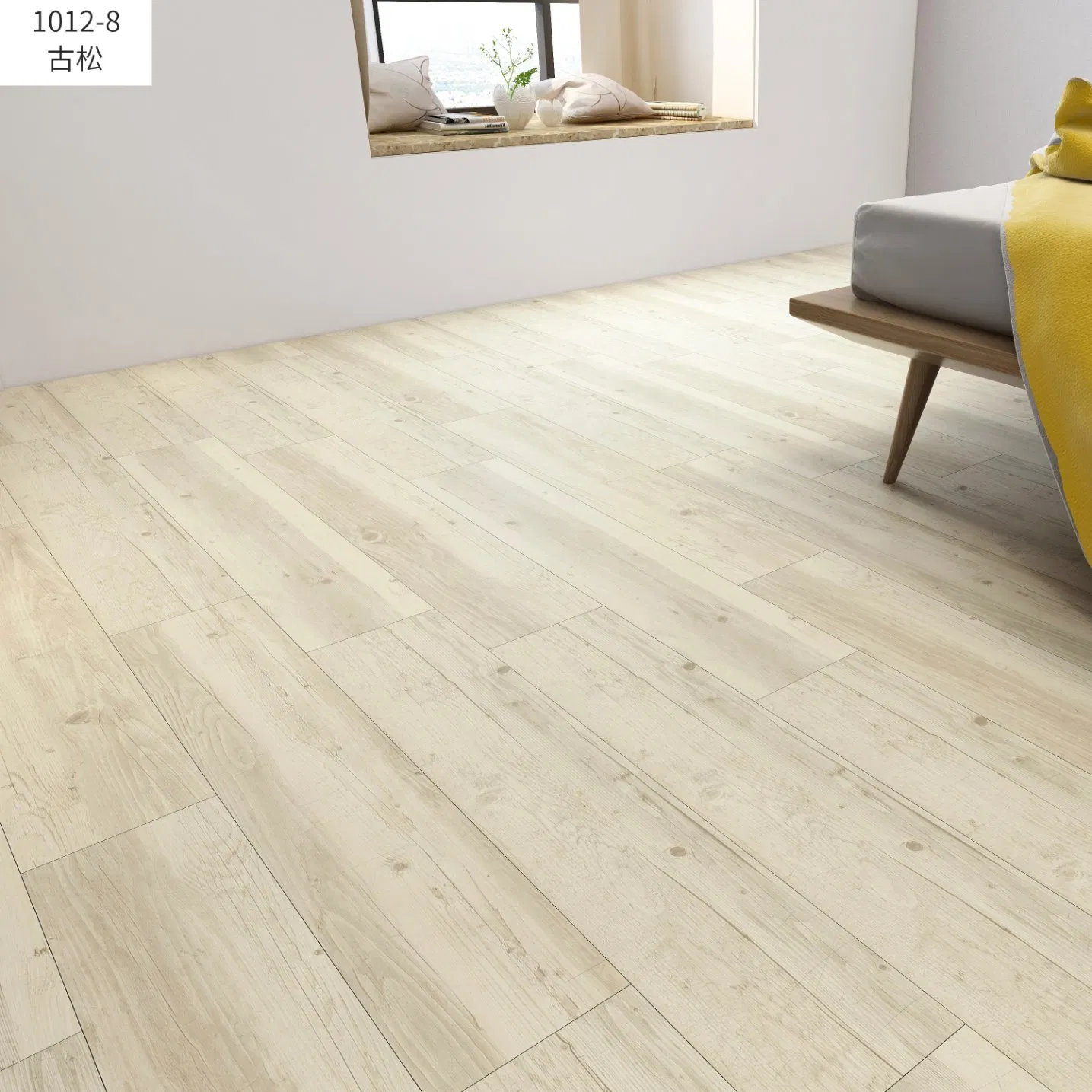 Epoxy Floor Substitute Performance Piso PVC Spc Flooring Tile Panel Plank High Wear Resistance Level Best in Brazil Spc Vinyl