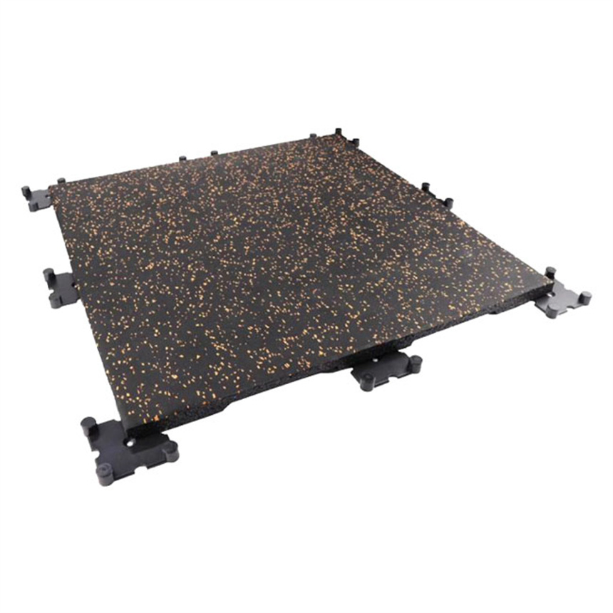 Non-Toxic Gym Rubber Flooring Eco-Friendly Gym Rubber Floor Tiles for Recycled Gym Rubber