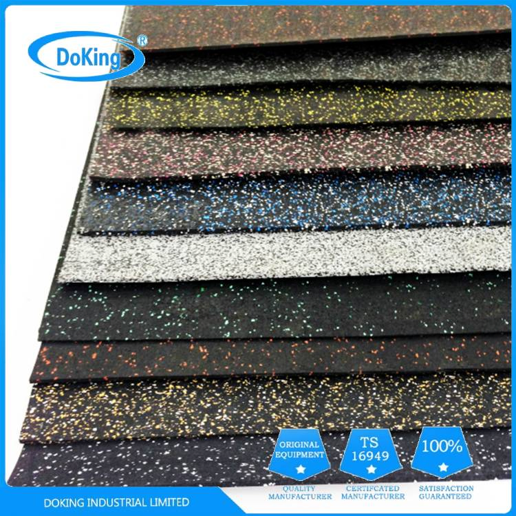 Recycled Eco-Friendly Outdoor Area Safety Rubber Gym Tile