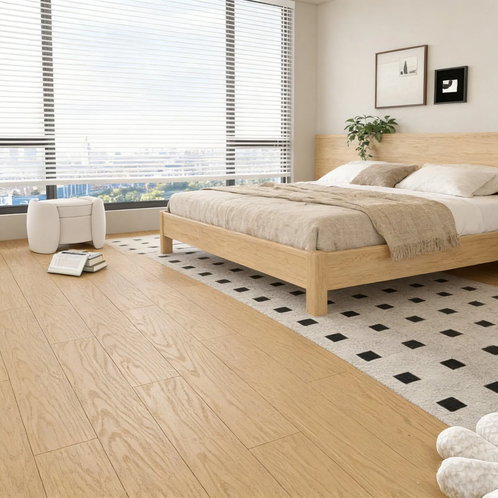 Factory Wholesale Laminated Original Wooden Engineered Hardwood Flooring, Tongue &amp; Groove Waterproof Wood Floor