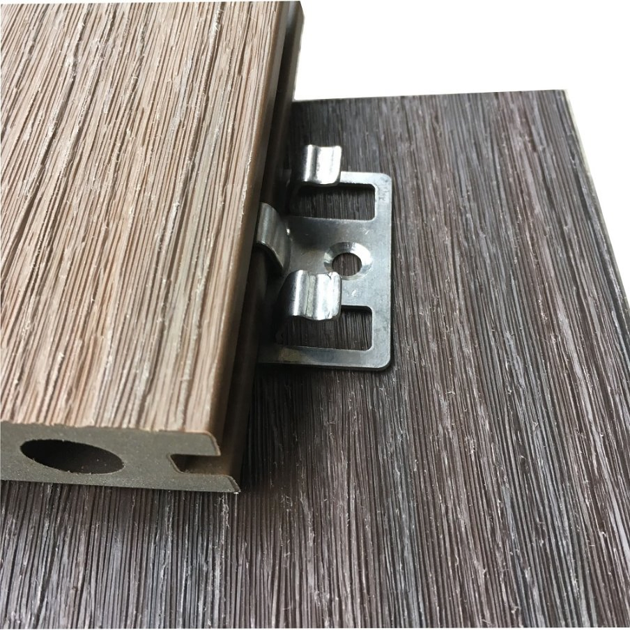 Slip Resistant Anti-Static Anti-Insect Garden Wood Plastic Composite Outdoor Decking Boards WPC Decking