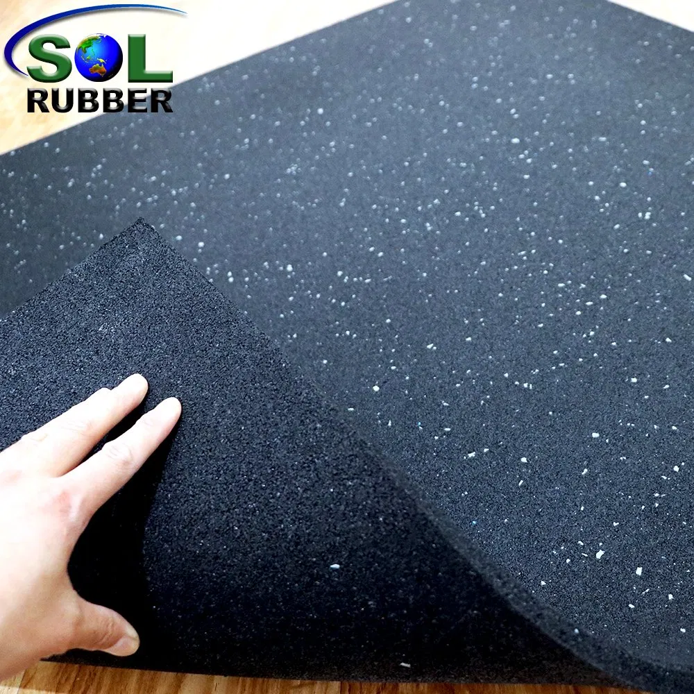 Sol Rubber Highly Durable Recycled Rubber Gym Matting Crossfit Rubber Tiles