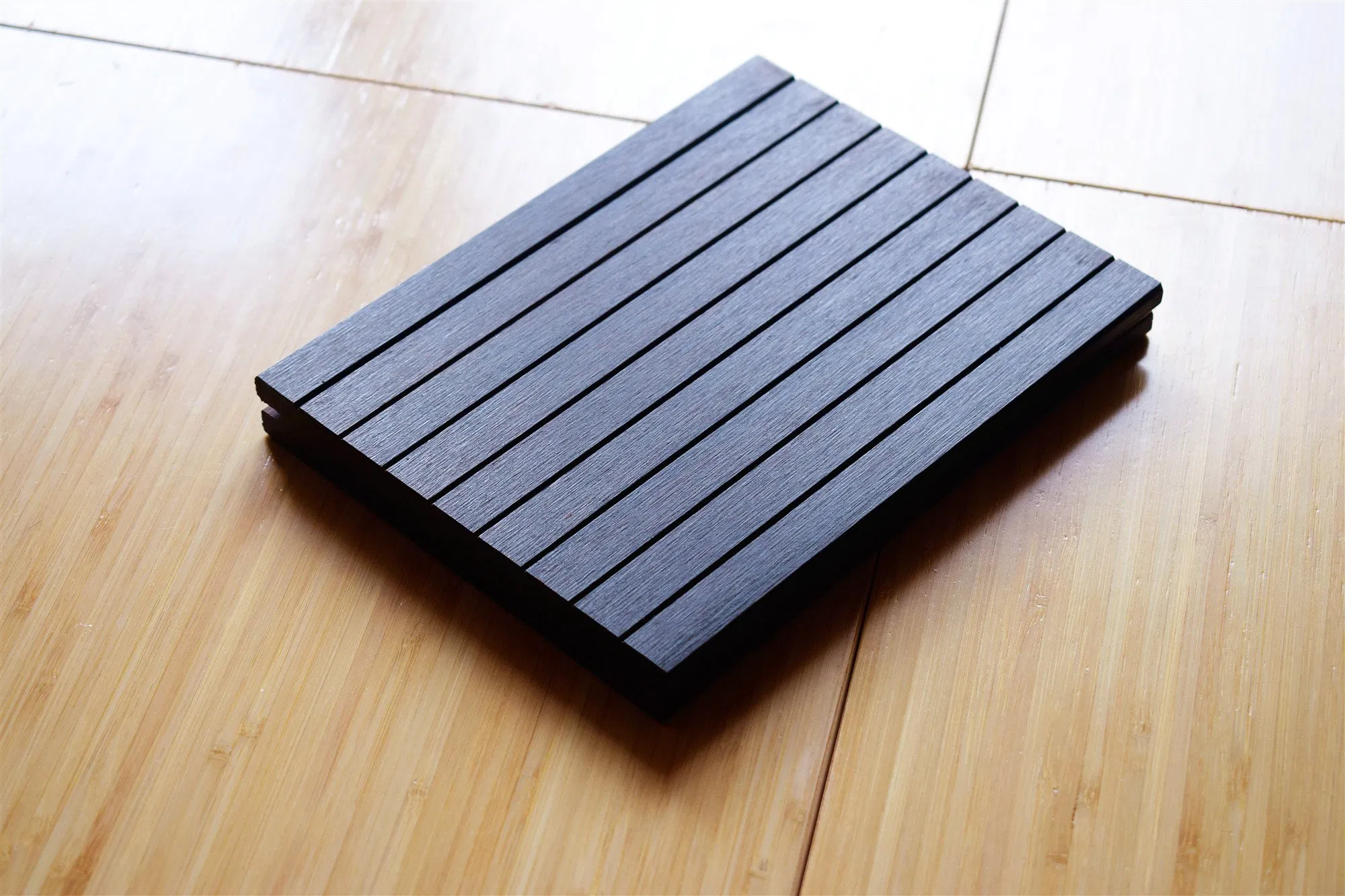 Outdoor Eco-Friendly Carbonized Solid Strand Woven Bamboo Flooring