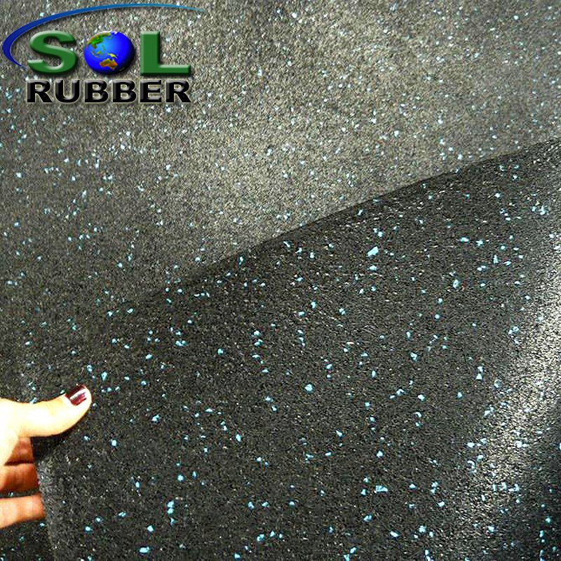 Sol Rubber Recycled SBR Gym Matting Rubber Floor Tile