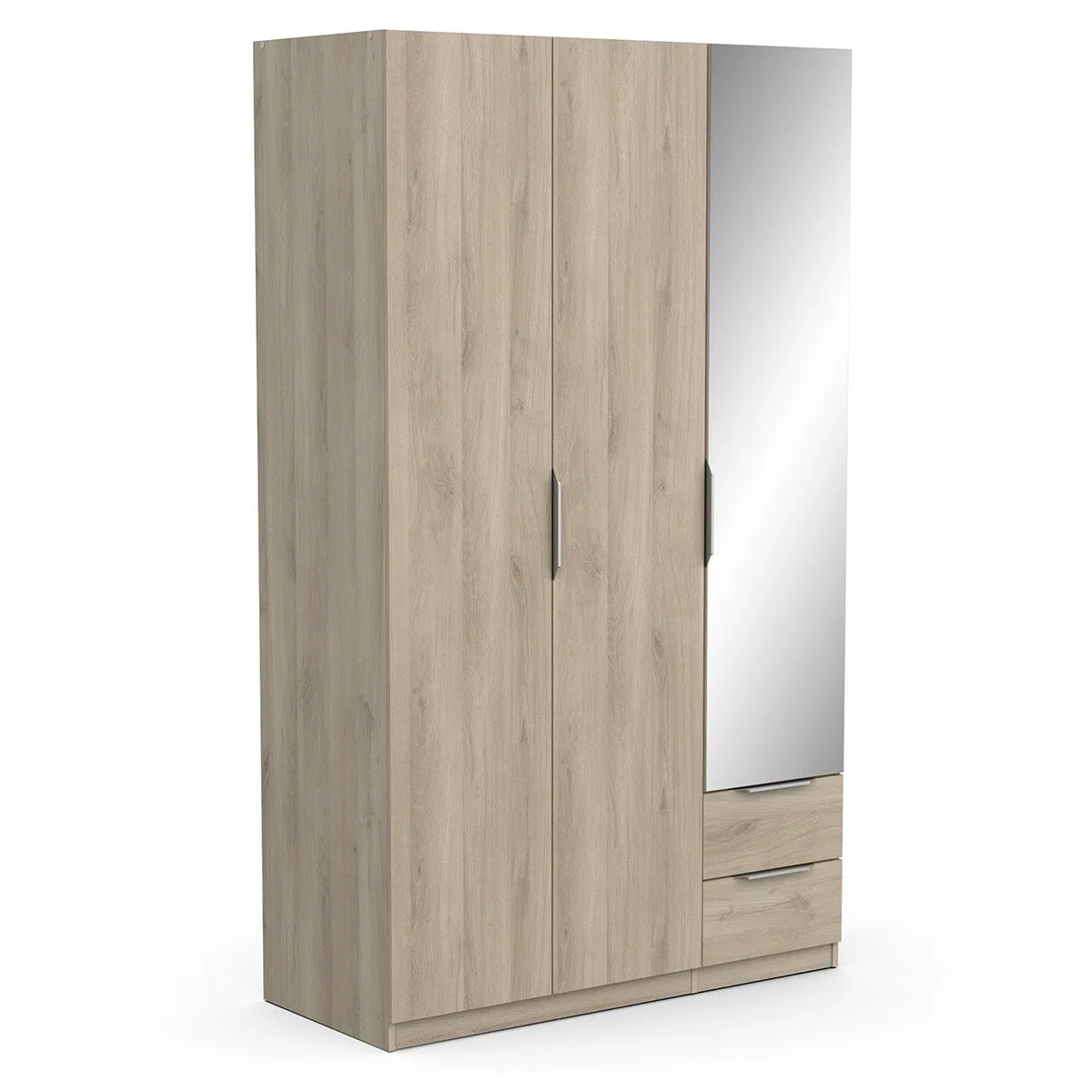Eco-Healthy Solid Wood Closet Wardrobe with Low Voc Paint &amp; Minimalist Design for Green Home or Nursery