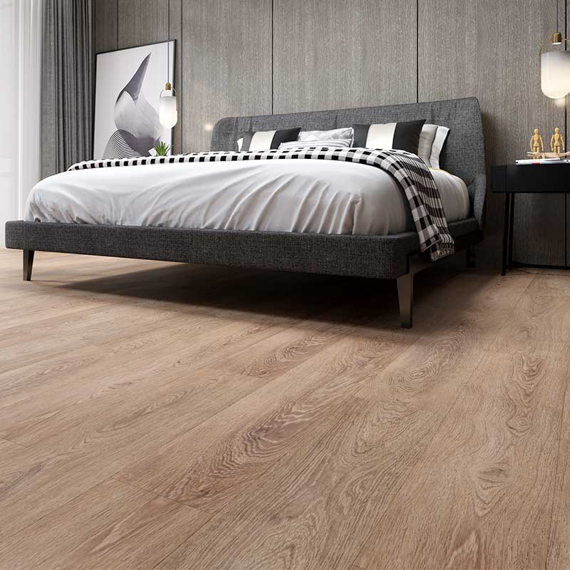 Durable Commercial-Grade Wood Grain Vinyl Laminate with Underlayment