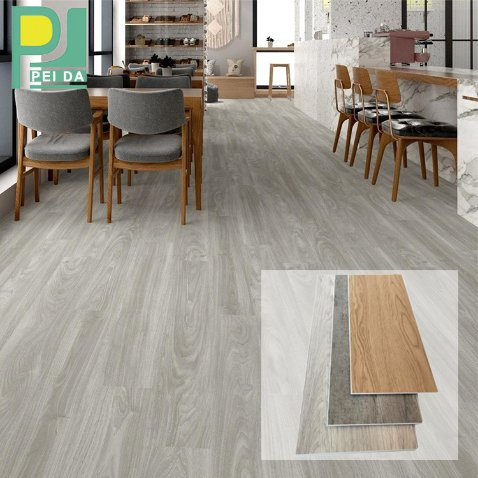 Commercial Wooden PVC Vinyl Floor Spc Plank