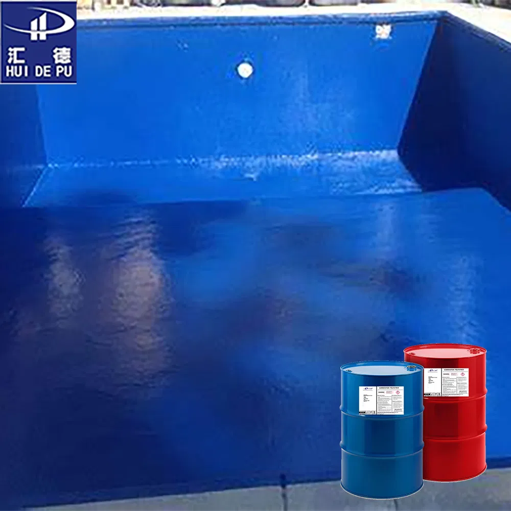 Water Park Swimming Pool Waterproof Concrete Floor Coating High Transparent Non-Slip Polymer Coating Polyurea Coating