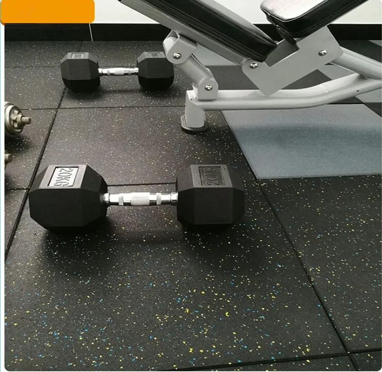 Gym Rubber Flooring Display