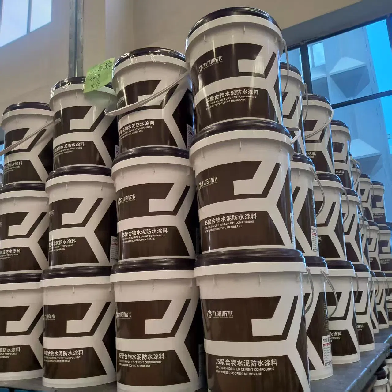 Js Polymer Cement Waterproof Coating for Cement-Based Walls, Floors, Tanks, Underground Works.