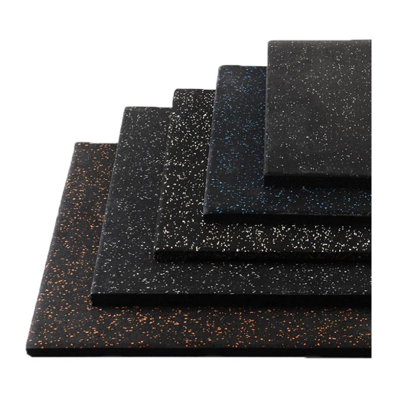 Safety Recycled EPDM Granules Fitness Rubber Gym Mat Floor Tile