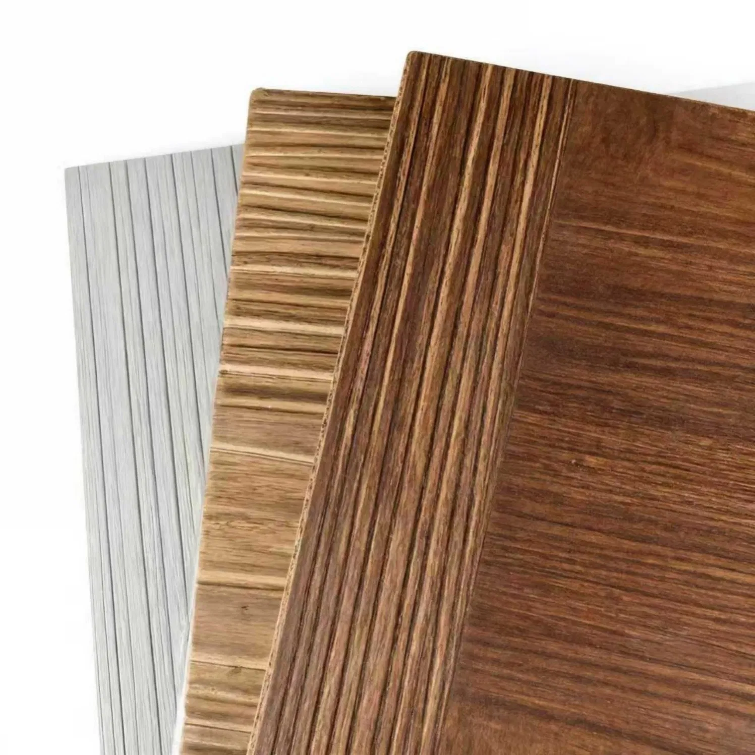 Non Asbestos Cement Plank with Natural Wood Grain Pattern and Proven 24 Hour Water Resistance Allowing Dampness Only