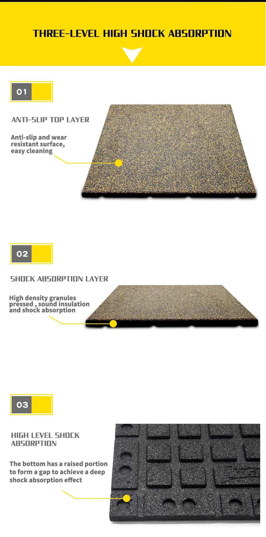 Shock Absorbing Rubber Flooring 3
