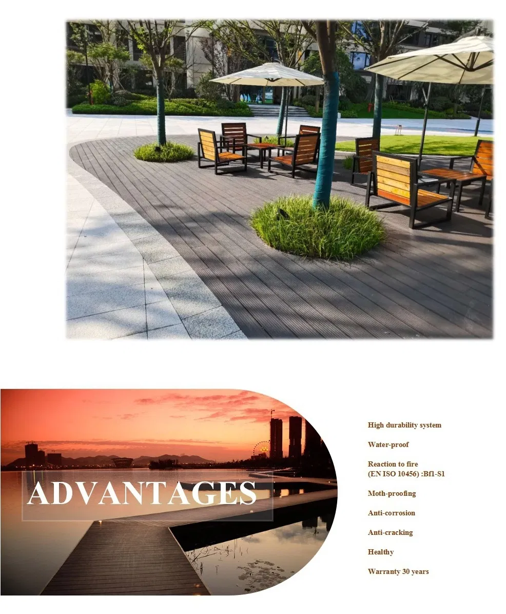 Outdoor Eco-Friendly Carbonized Solid Strand Woven Bamboo Flooring