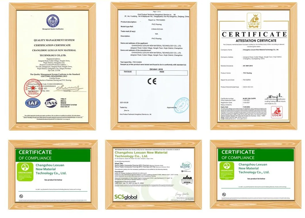 Certifications