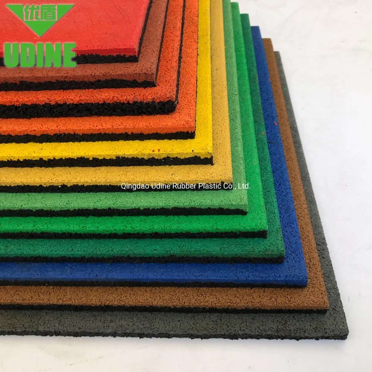 China Recycled Piso Caucho Gym Shock Absorbent Interlocking Puzzle Jigsaw EPDM All Rubber Mats Rolls Flooring Foam Rubber Floor Tiles Manufacturer for Outdoor