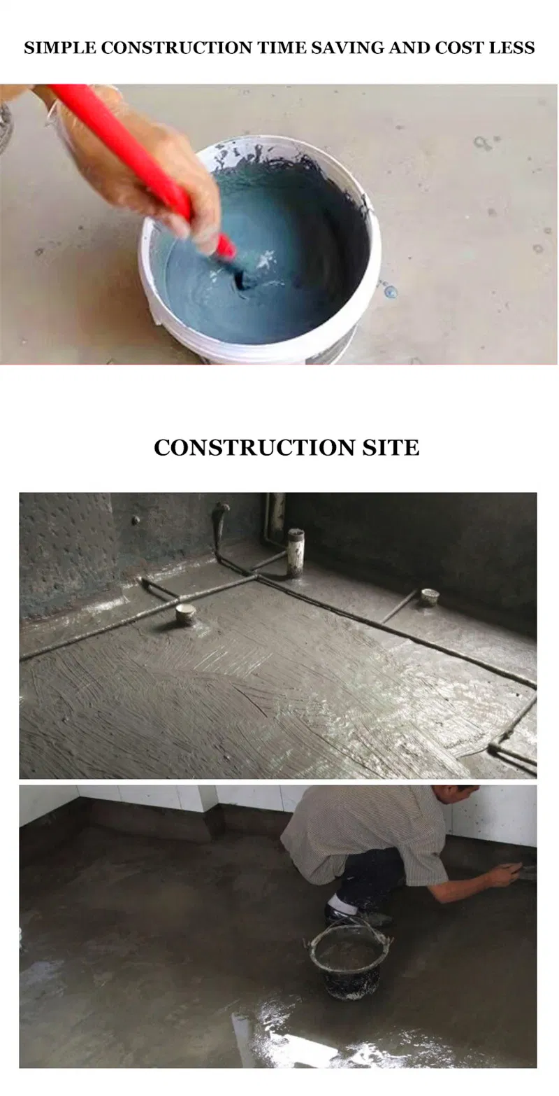 High Quality Waterproofing Materials Js Polymer Cement Waterproof Coating for Floor Wall