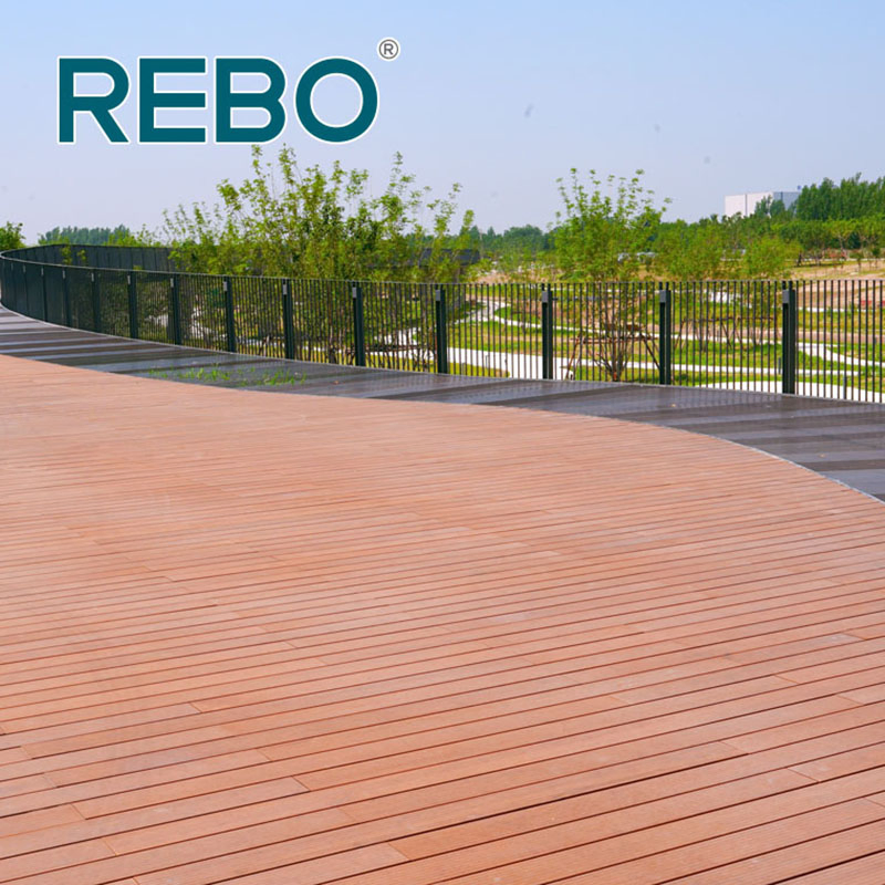 Europe Standard Fire Resistance Durable Outdoor Bamboo Flooring Board Eco-Friendly