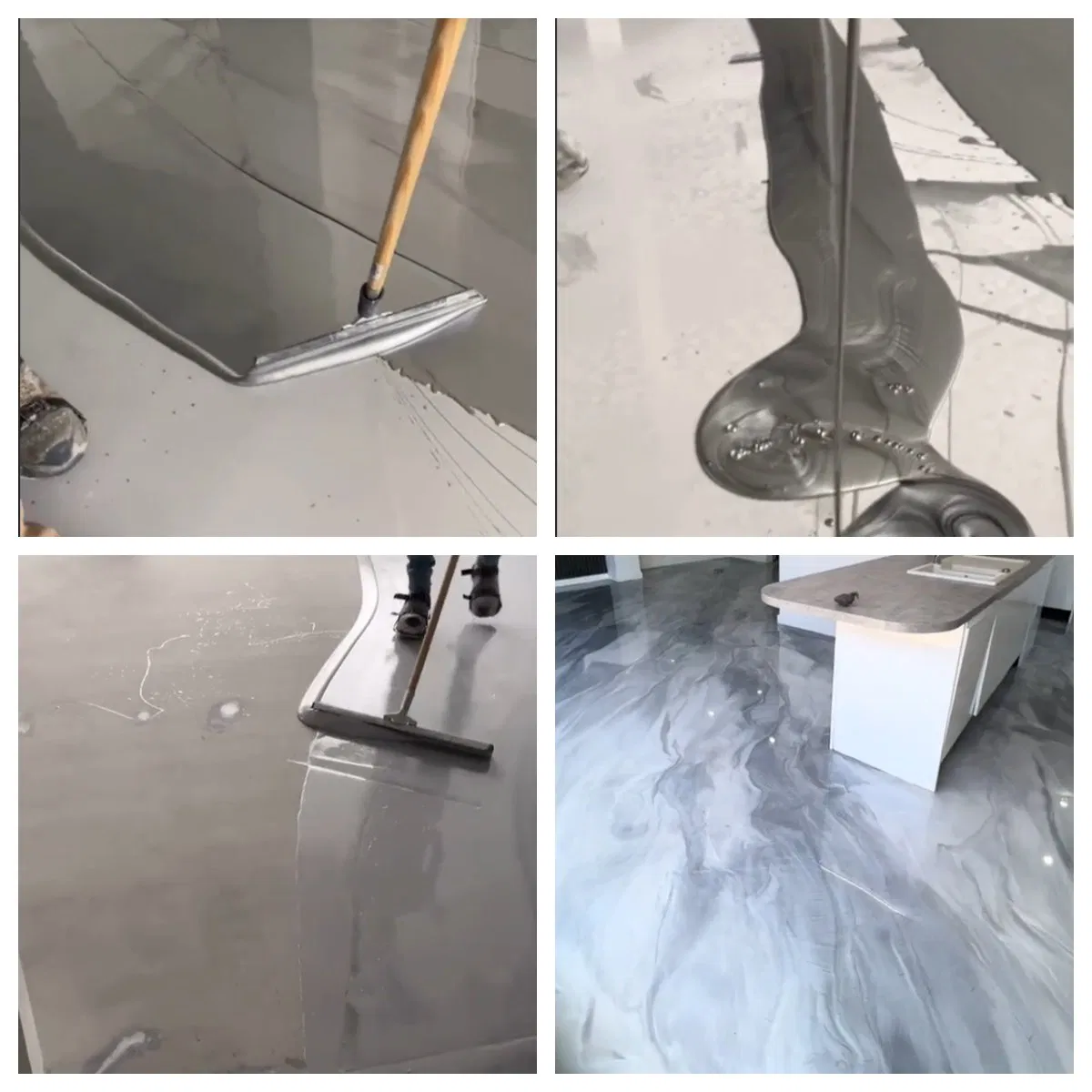 Hot Sale Wholesale Transparent Metallic Epoxy Floor Paint Coating for Garage Floor Metallic Floor Coating