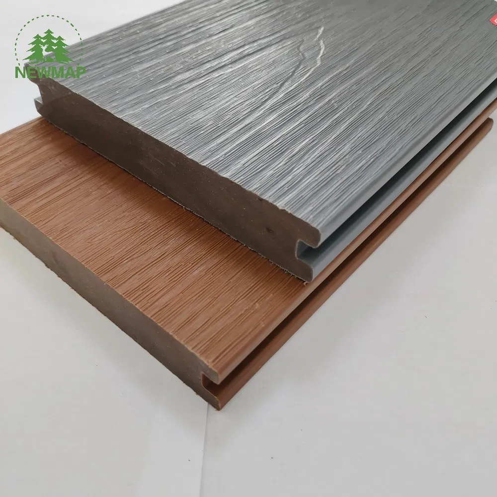 modern WPC Composite Decking Anti-Slip for Outdoor Brushed Engineering Floor Scratch Resistant