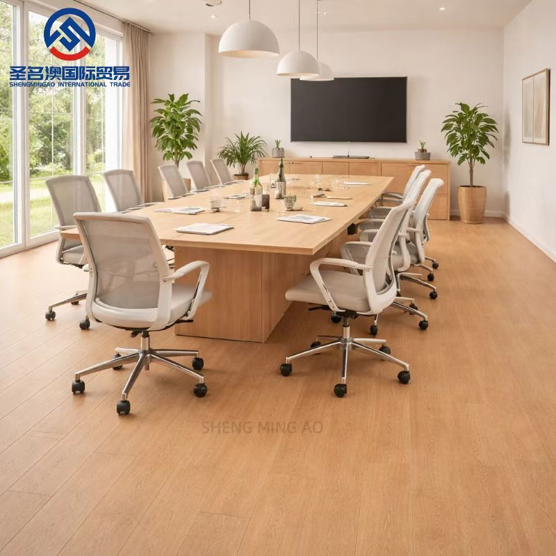 Engineered Oak Flooring Waterproof Click Lock System Easy Installation