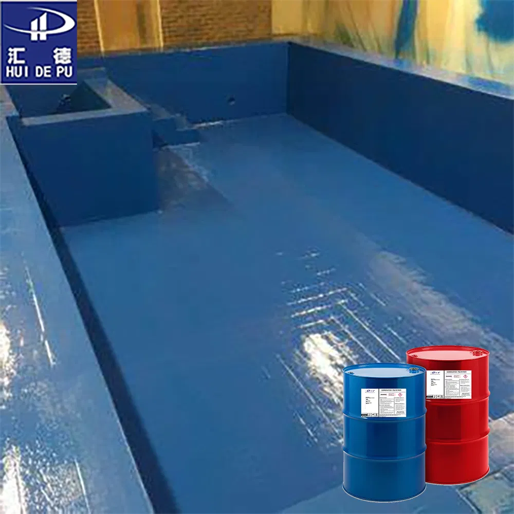 Water Park Swimming Pool Waterproof Concrete Floor Coating High Transparent Non-Slip Polymer Coating Polyurea Coating
