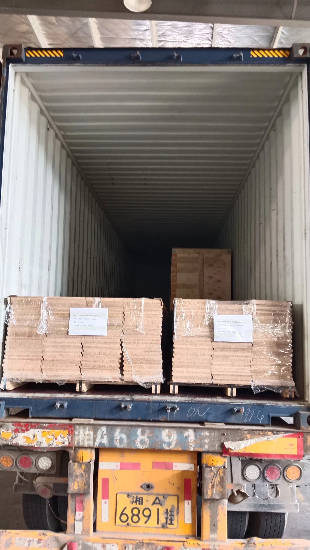 Eco-Friendly All-Bamboo Truck/Trailer Floor