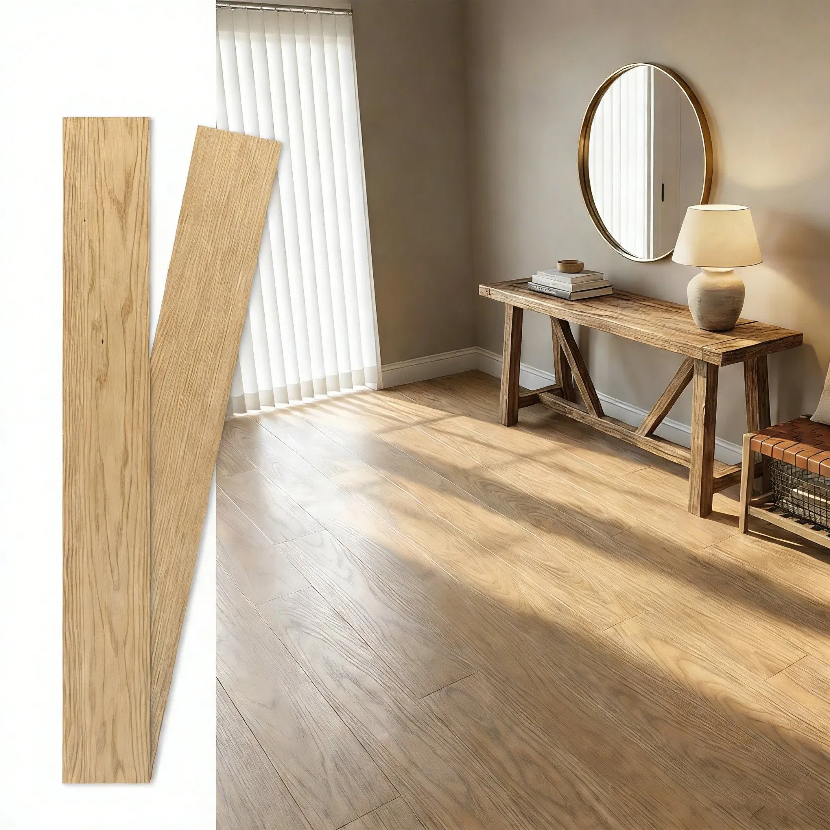 Factory Wholesale Laminated Original Wooden Engineered Hardwood Flooring, Tongue &amp; Groove Waterproof Wood Floor