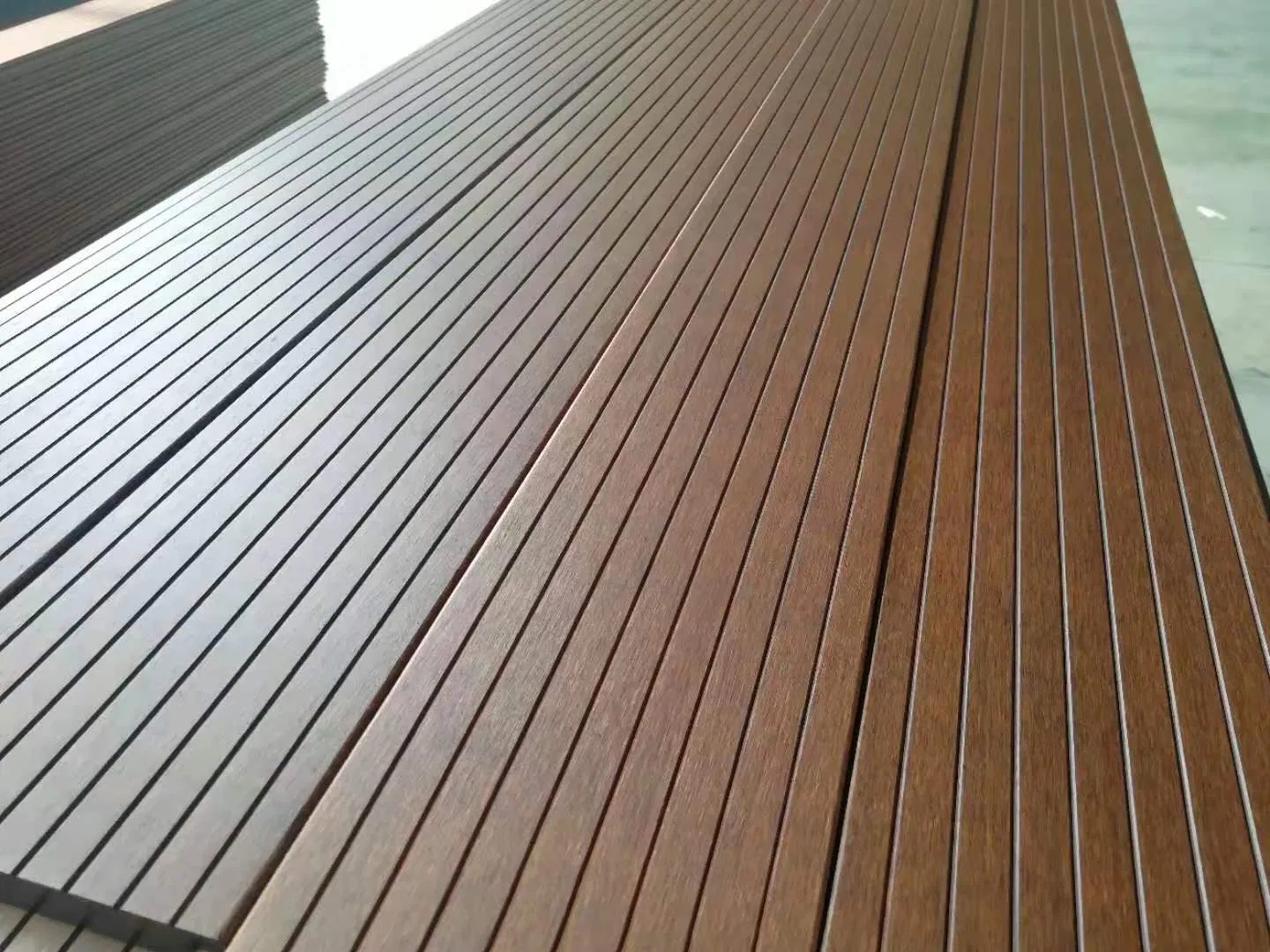 Eco-Friendly Building Material Wood Flooring Outdoor Strand Woven Bamboo Deck Flooring/Floor