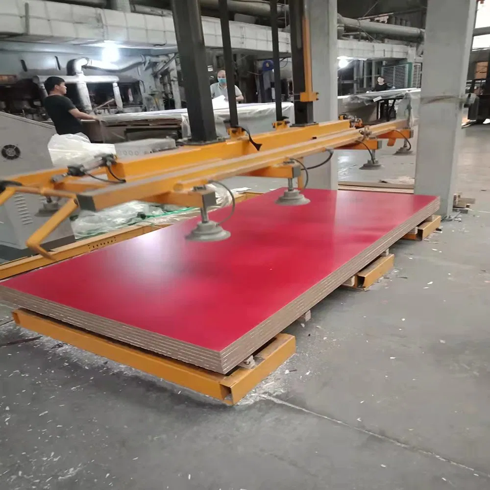 E0 E1 18mm Embossed Melamine Laminate Plywood / MDF Board for Cabinets