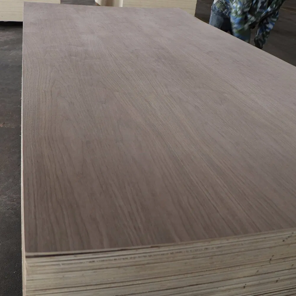 4.3mm 18mm Triplay Nogal in 1.22X2.44m/Black Walnut Veneer Plywood