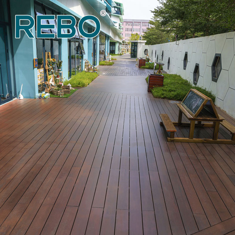 Wholesale Eco-Friendly Waterproof Eco Bamboo Deck Flooring Outside