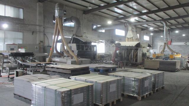 Precision grooving of WPC decking boards for installation