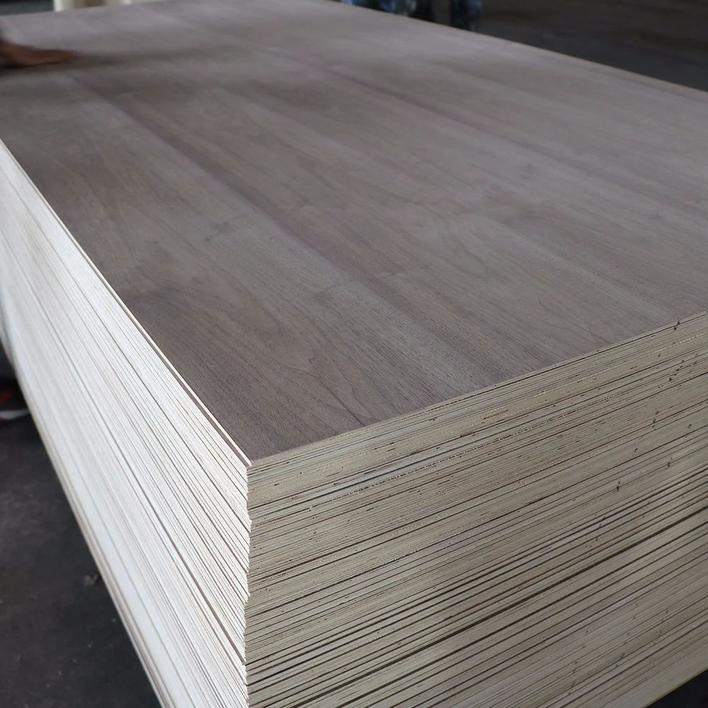 4.3mm 18mm Triplay Nogal in 1.22X2.44m/Black Walnut Veneer Plywood