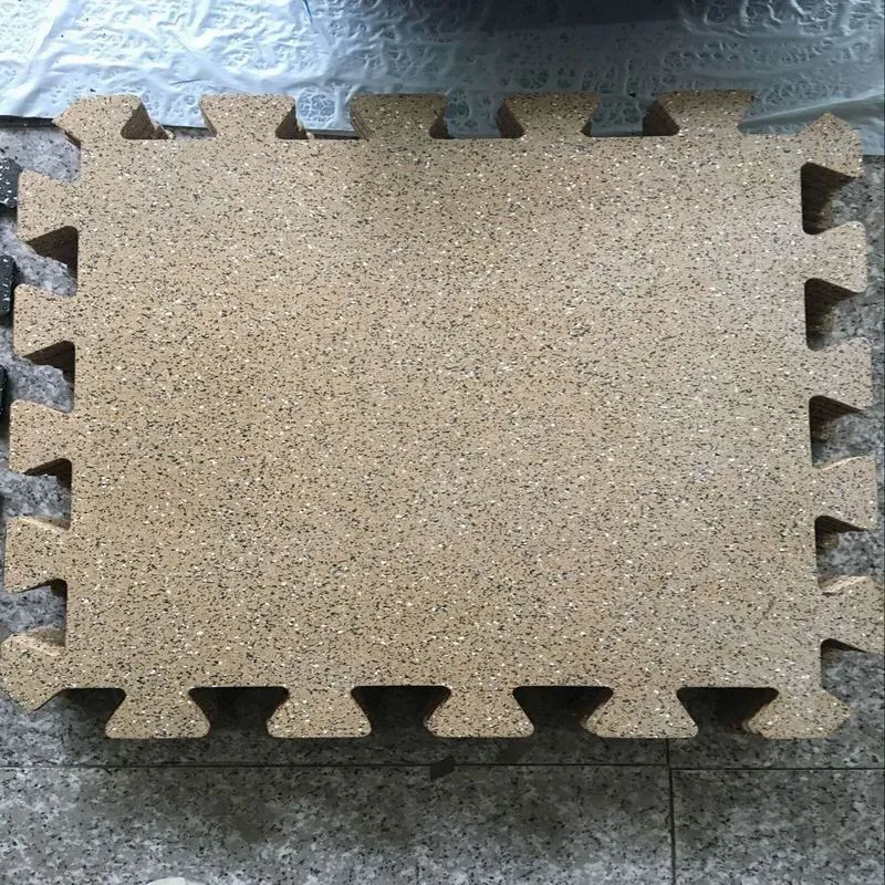 Recycled Gym Flooring Rubber Tile
