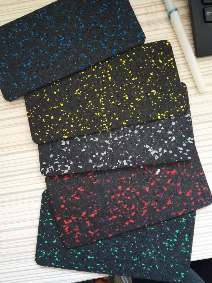 Recycled Gym Flooring Rubber Tile