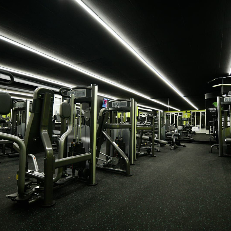 Safety Recycled Gym Tiles Heavy Duty Area Shock Absorbing Rubber Flooring/Rubber Tiles for Sports Venues/Home/Playground/Gym Heavy Weight Area