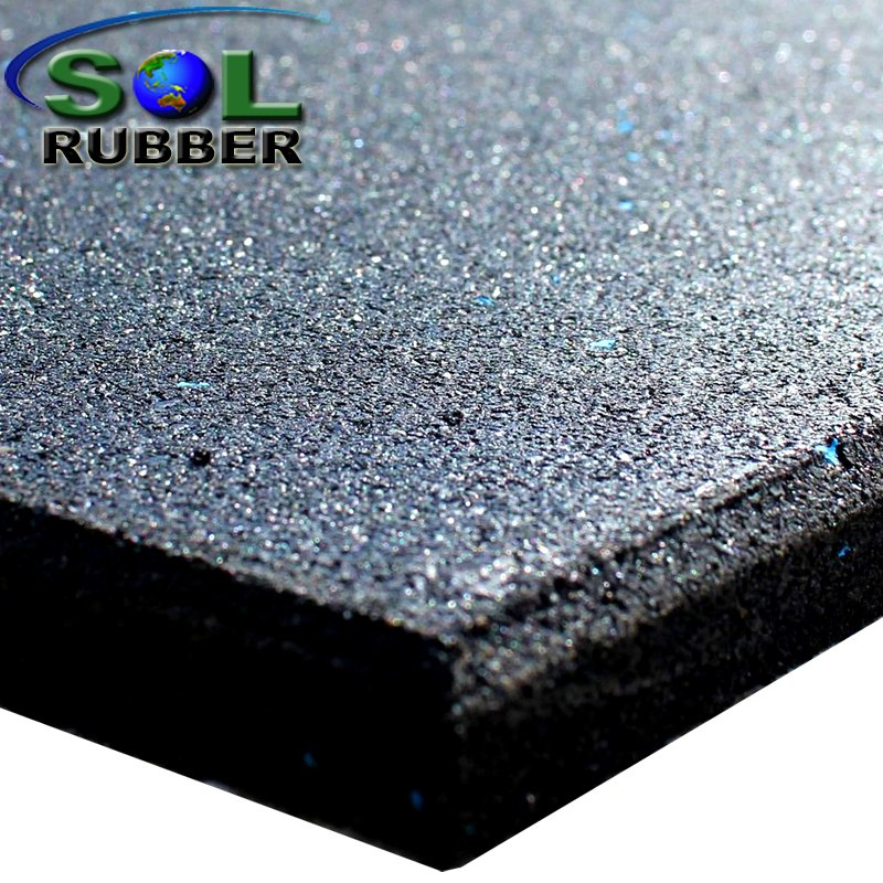 Sol Rubber Highly Durable Recycled Rubber Gym Matting Crossfit Rubber Tiles